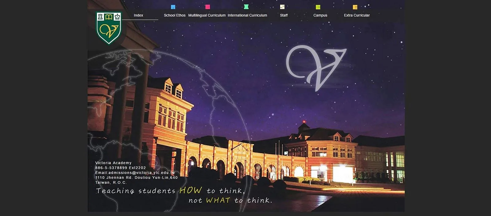 My first web project three years ago