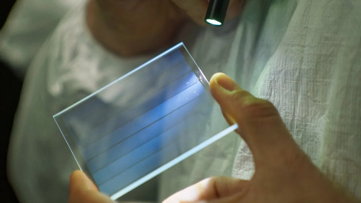 Microsoft Project Silica glass storage