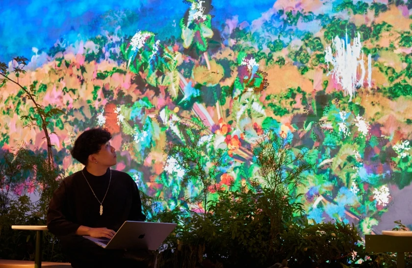 The Coffee Dreamscape, installation view