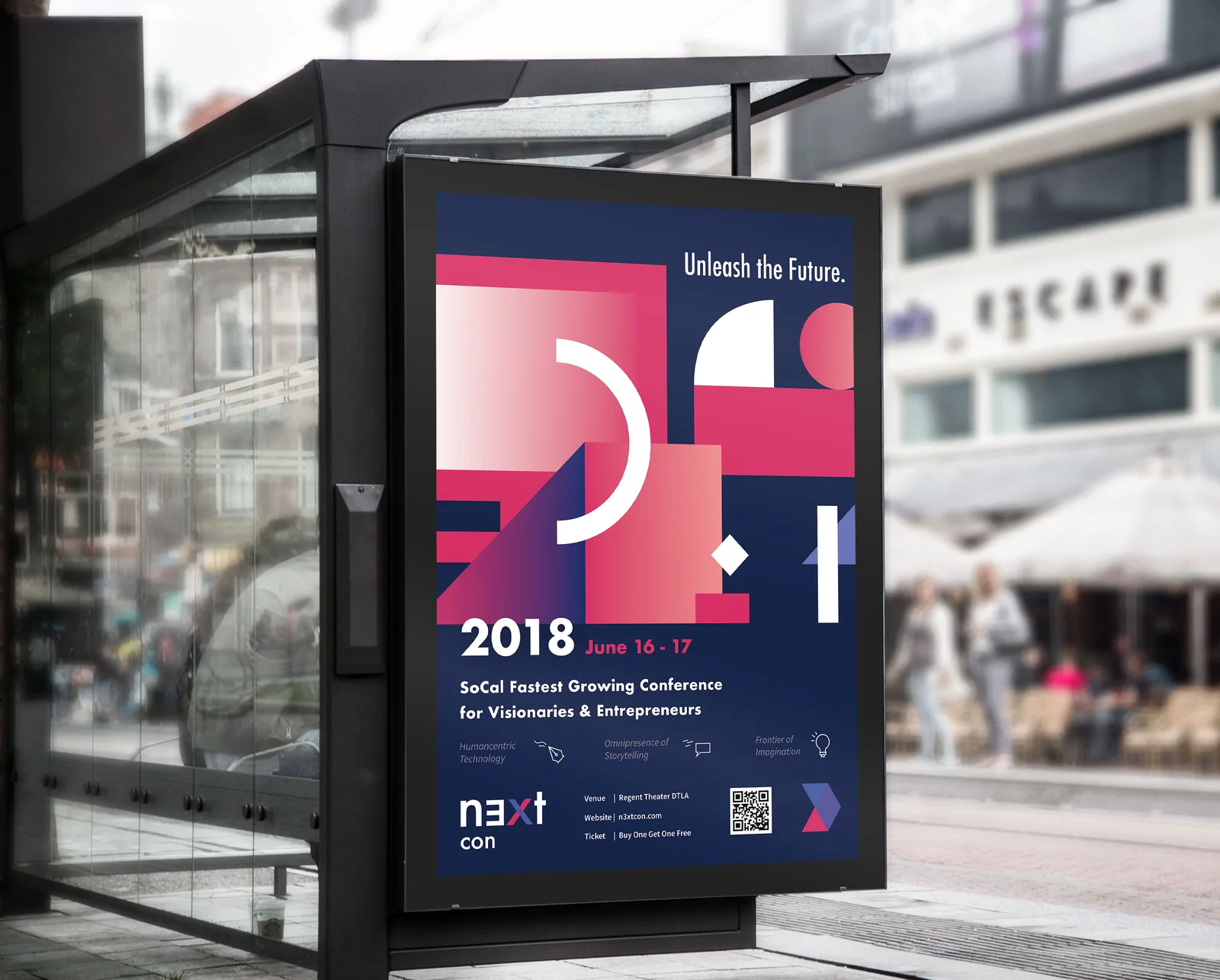 Unleash the Future - n3xtcon brand design