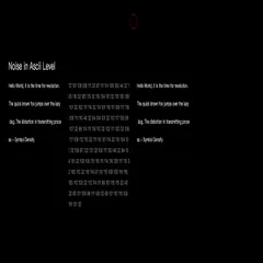 Noise in different medium