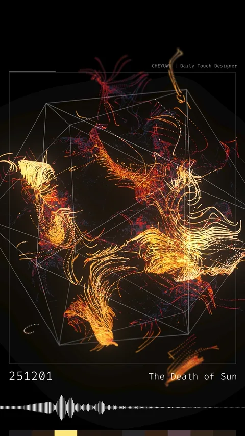The Death of sun - POP Particle Noise Movement