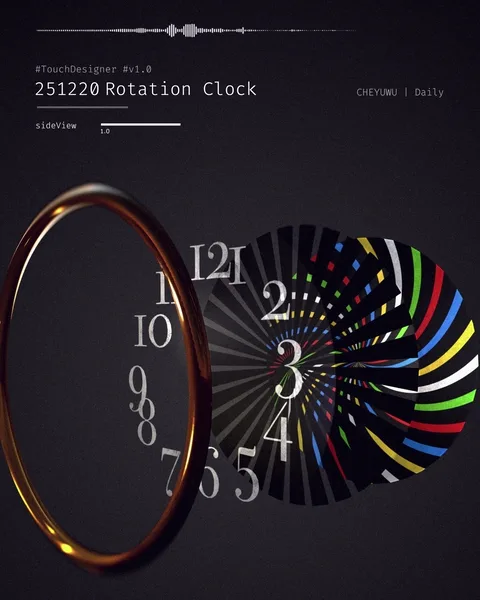 Rotating Clock