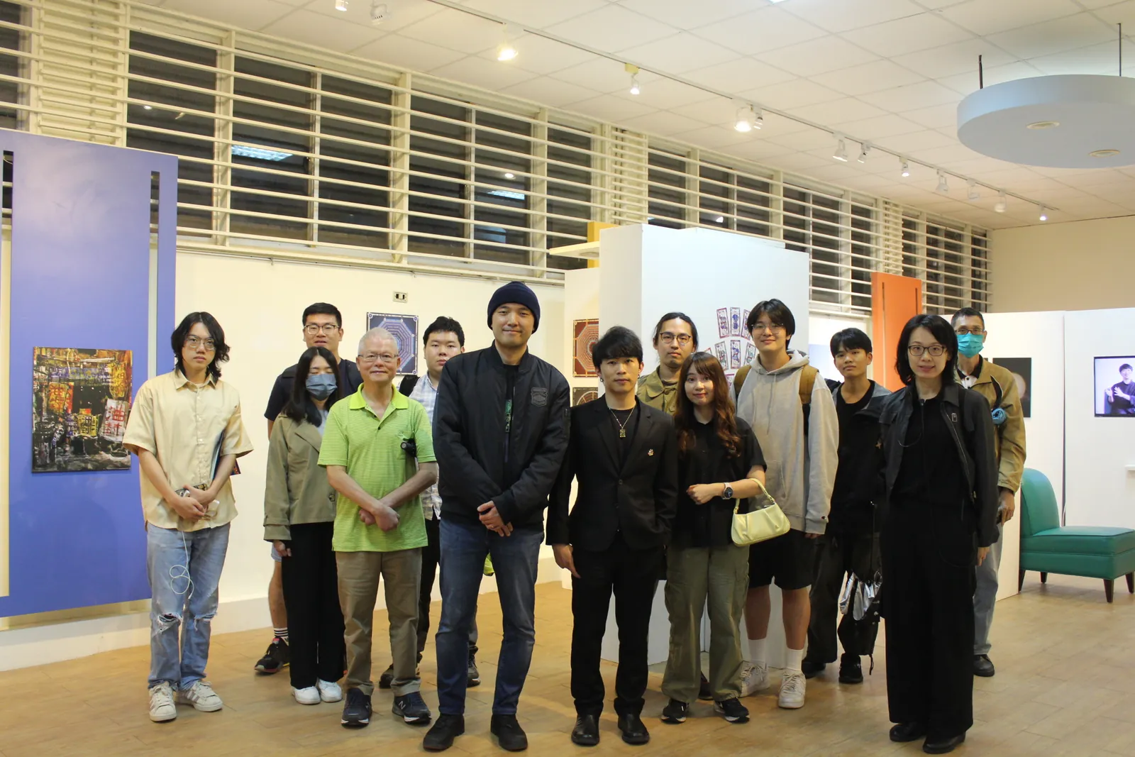 After a generative art talk, 24 April 2024