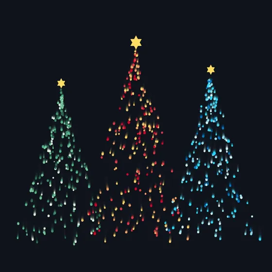 “Glow Christmas（微光聖誕）” by ohana, lesson 2 assignment