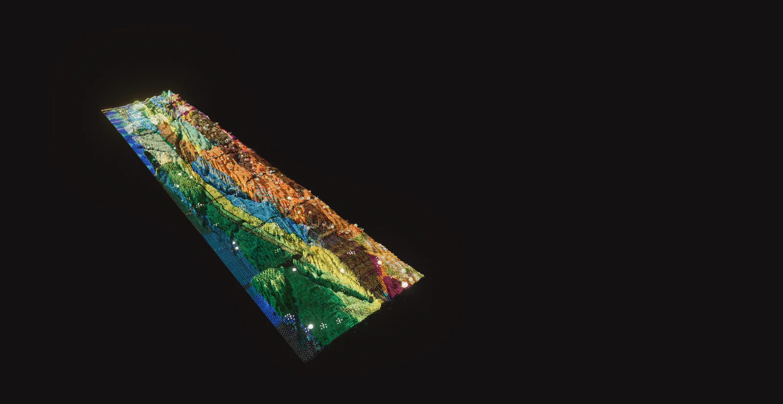 The strip after real data was woven in, 30 August 2026